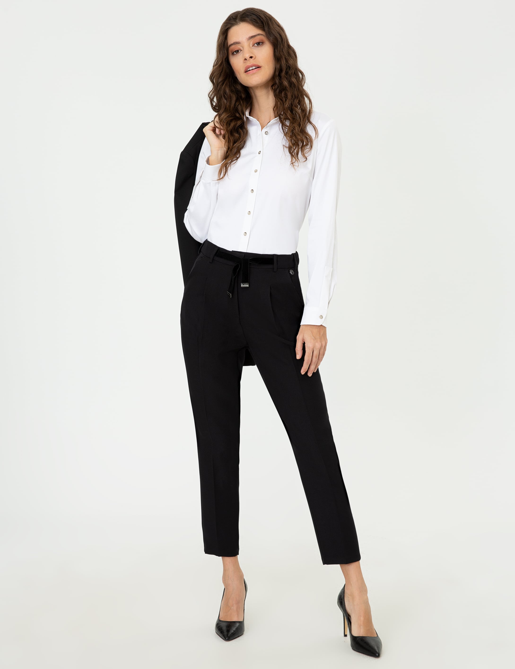 Siyah Slim Fit Pantolon