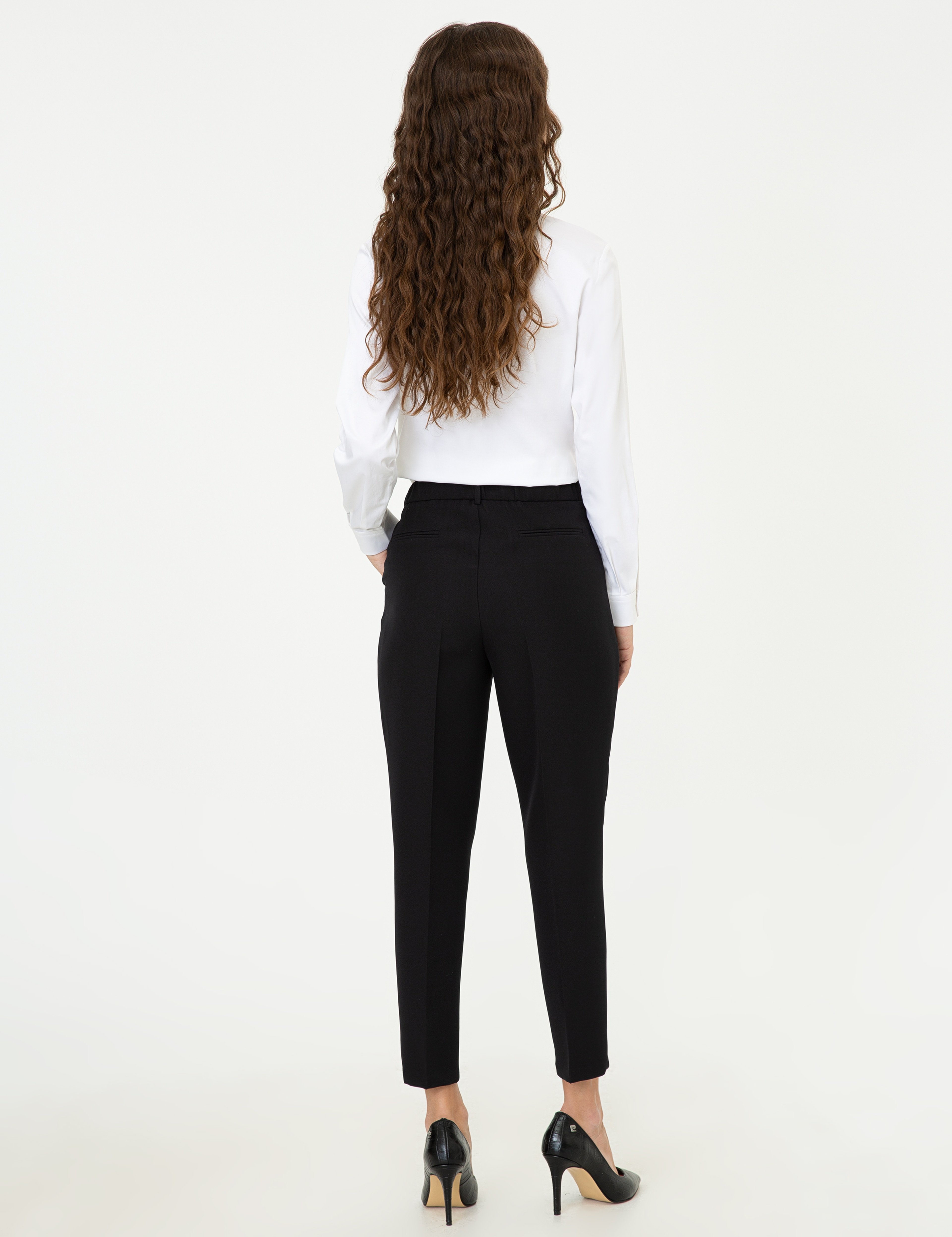 Siyah Slim Fit Pantolon - Image 3