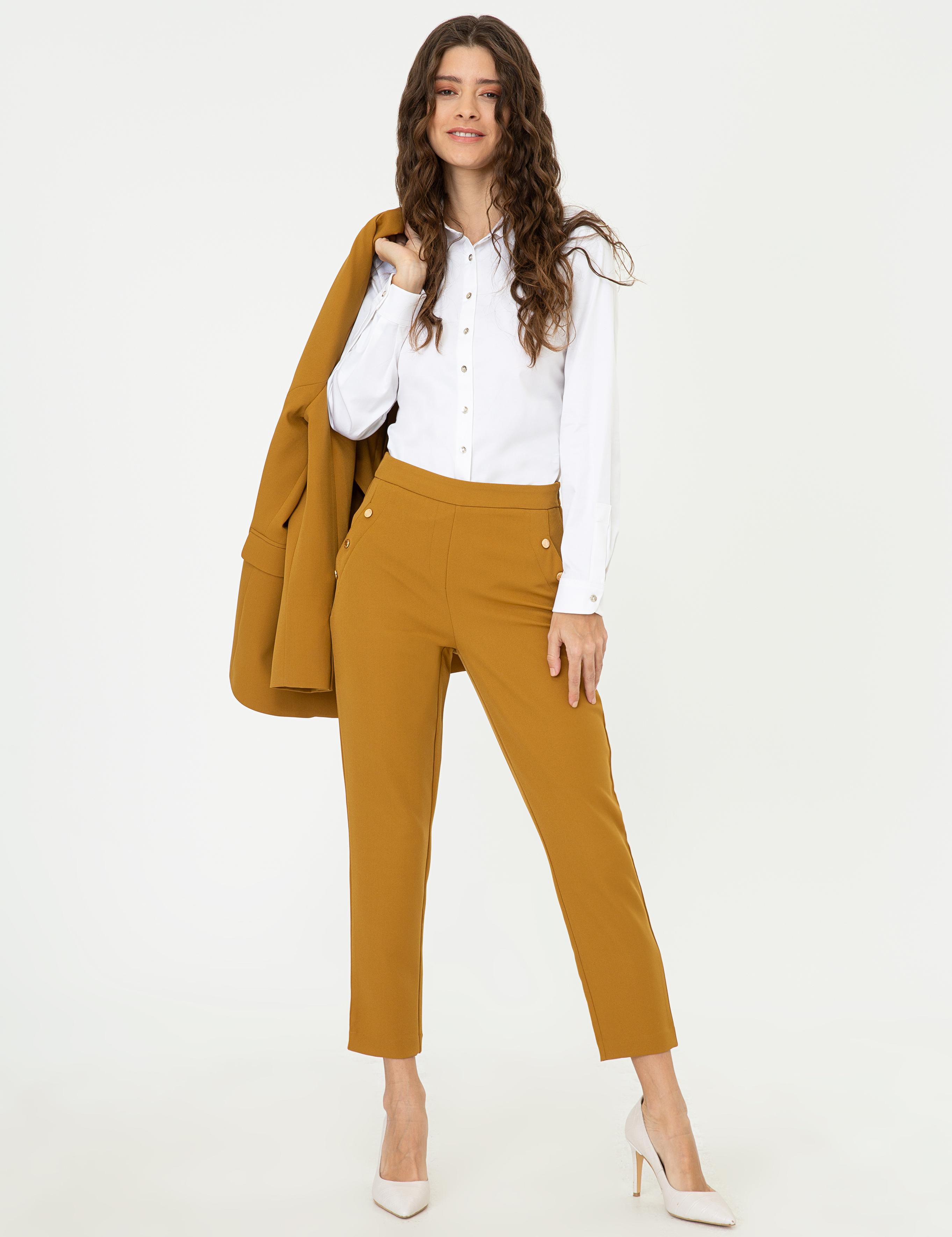 Camel Standart Fit Ceket