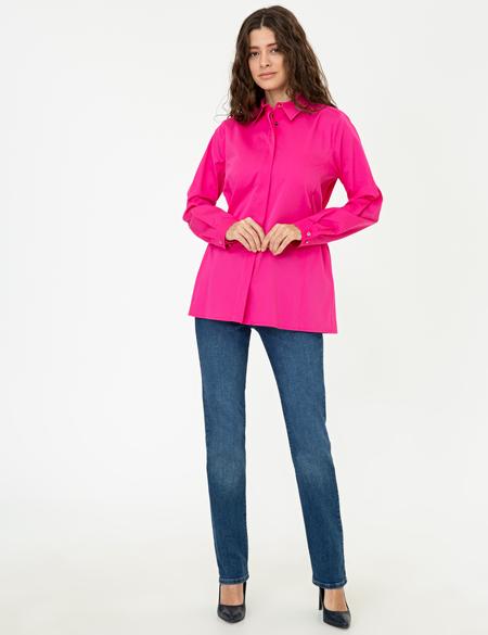 Fuşya Comfort Gömlek - 50245001011