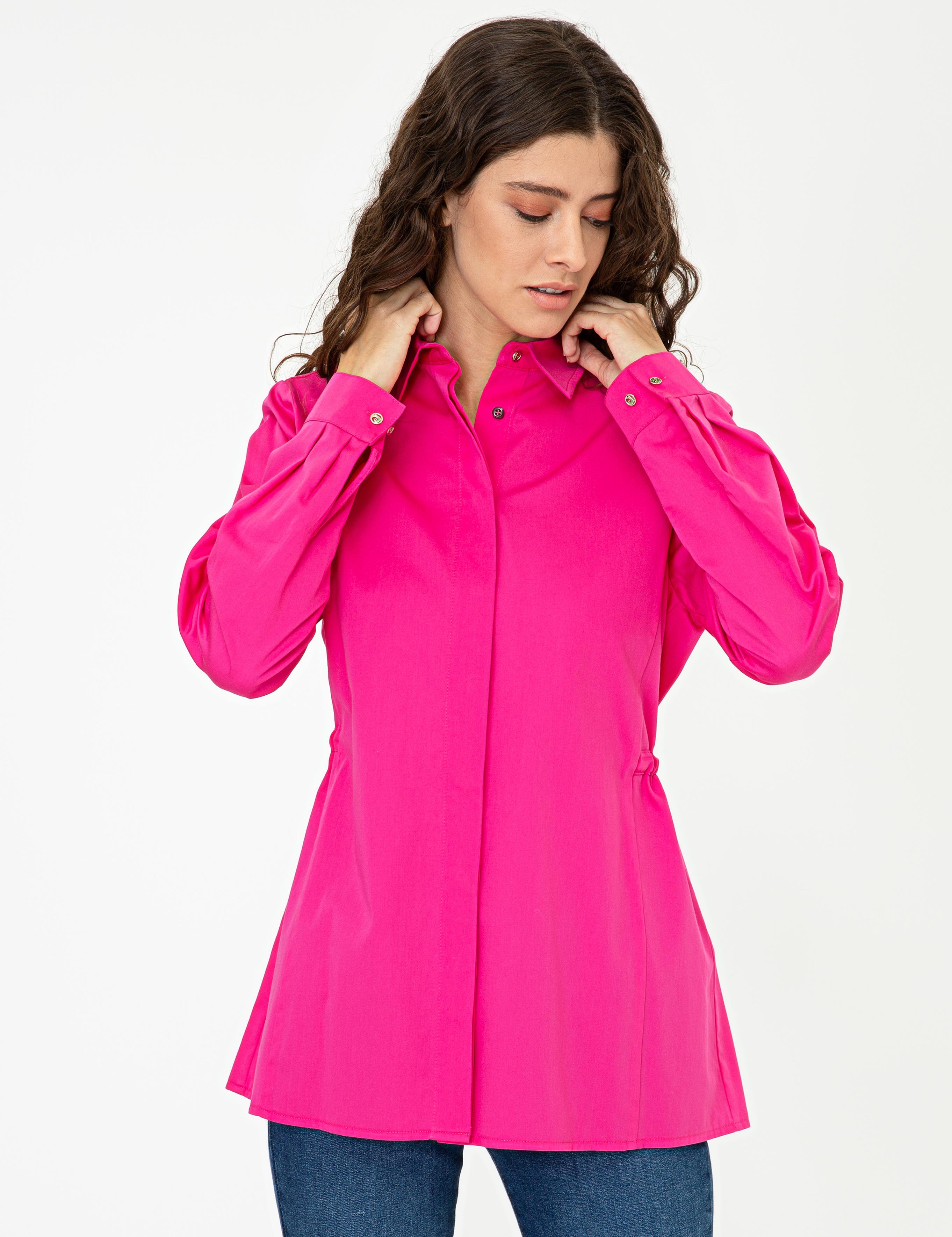 Fuşya Comfort Gömlek