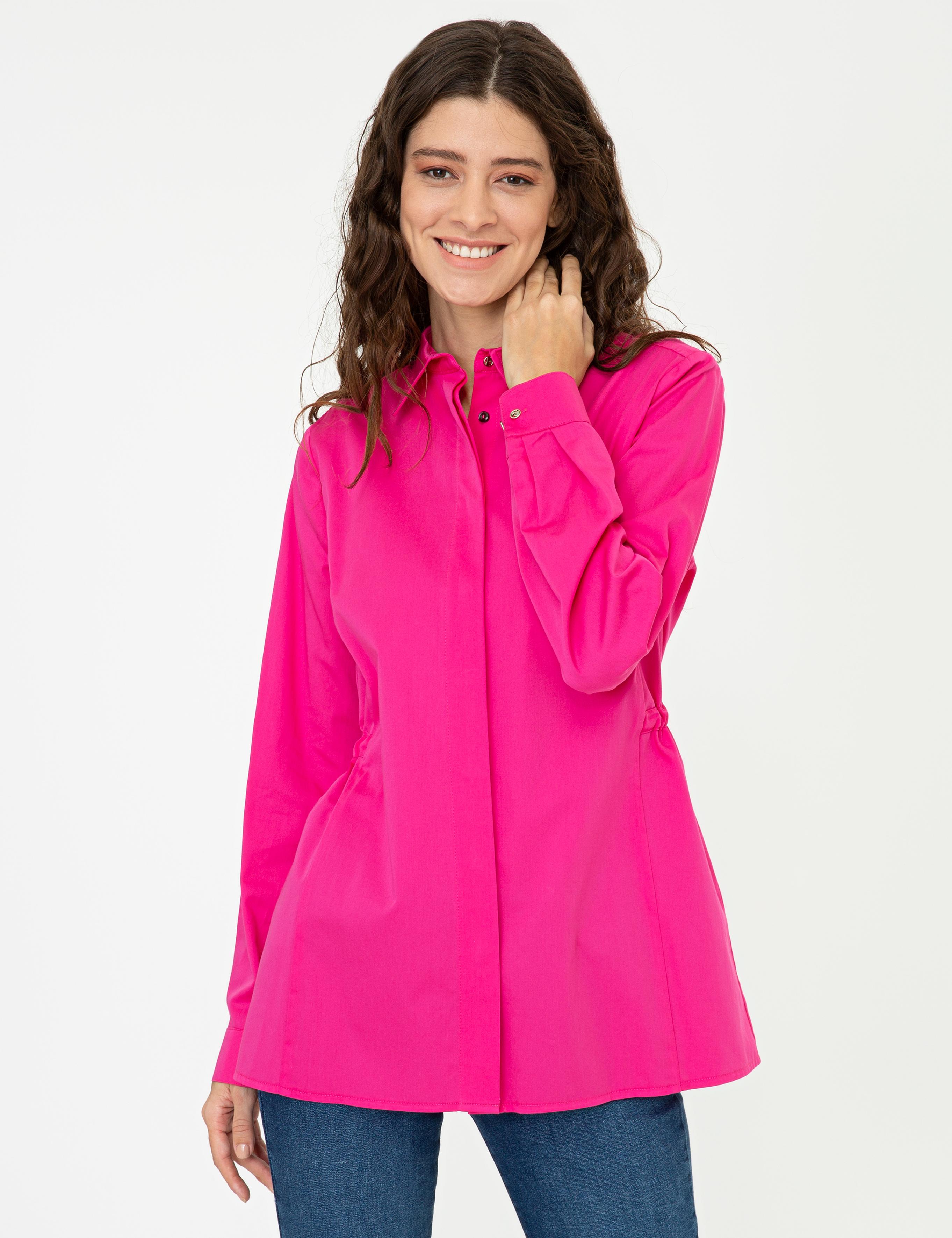 Fuşya Comfort Gömlek