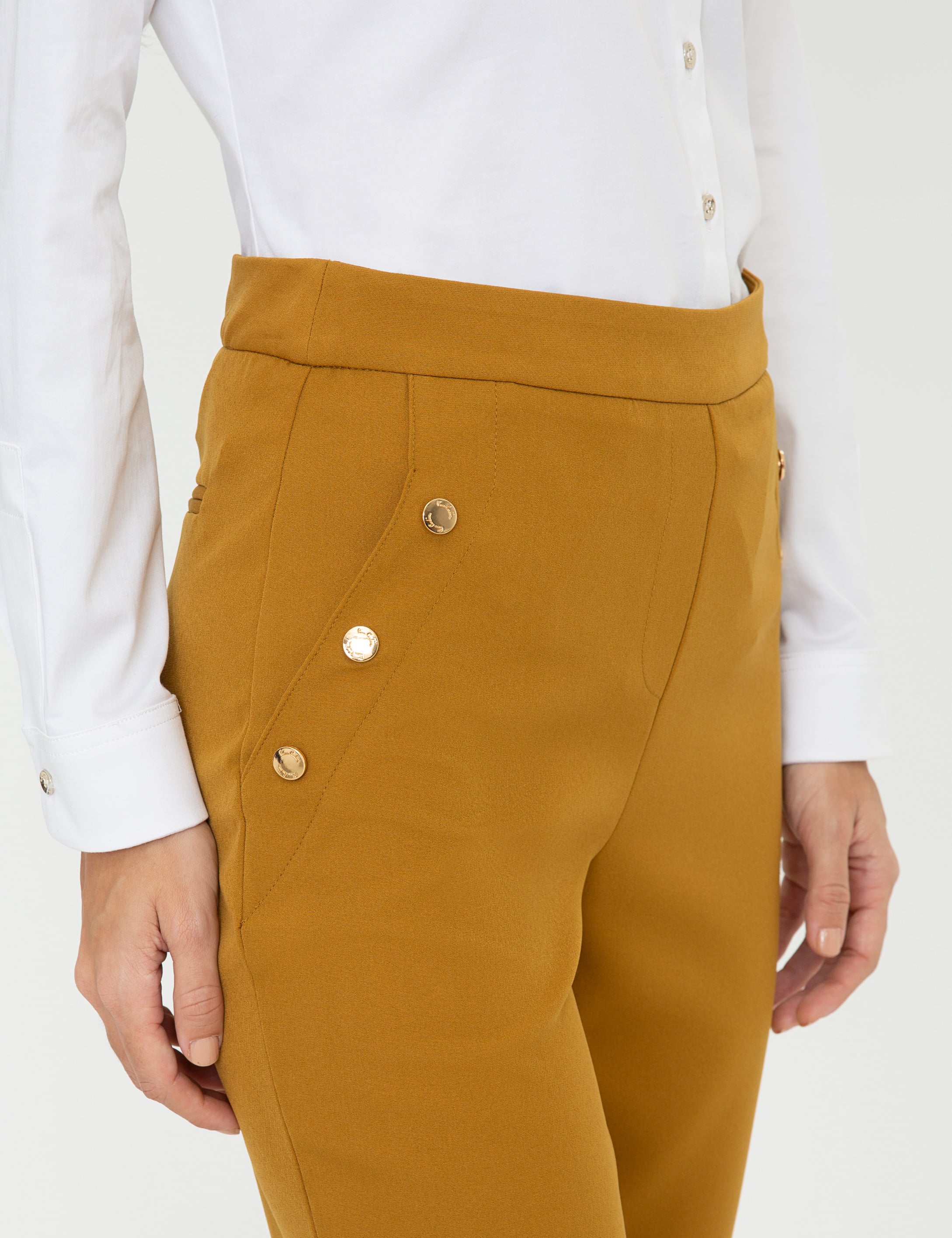 Pierre Cardin Camel Slim Fit Kumaş Pantolon görsel 4