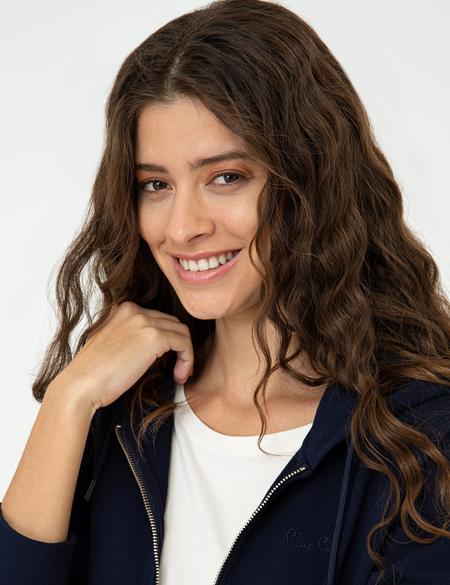 Lacivert Örme Hırka - 50247788040