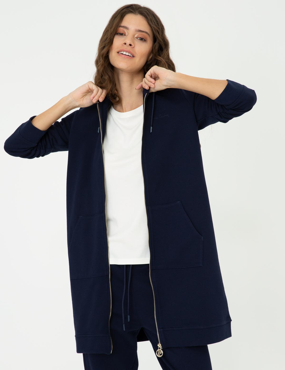 Lacivert Örme Hırka