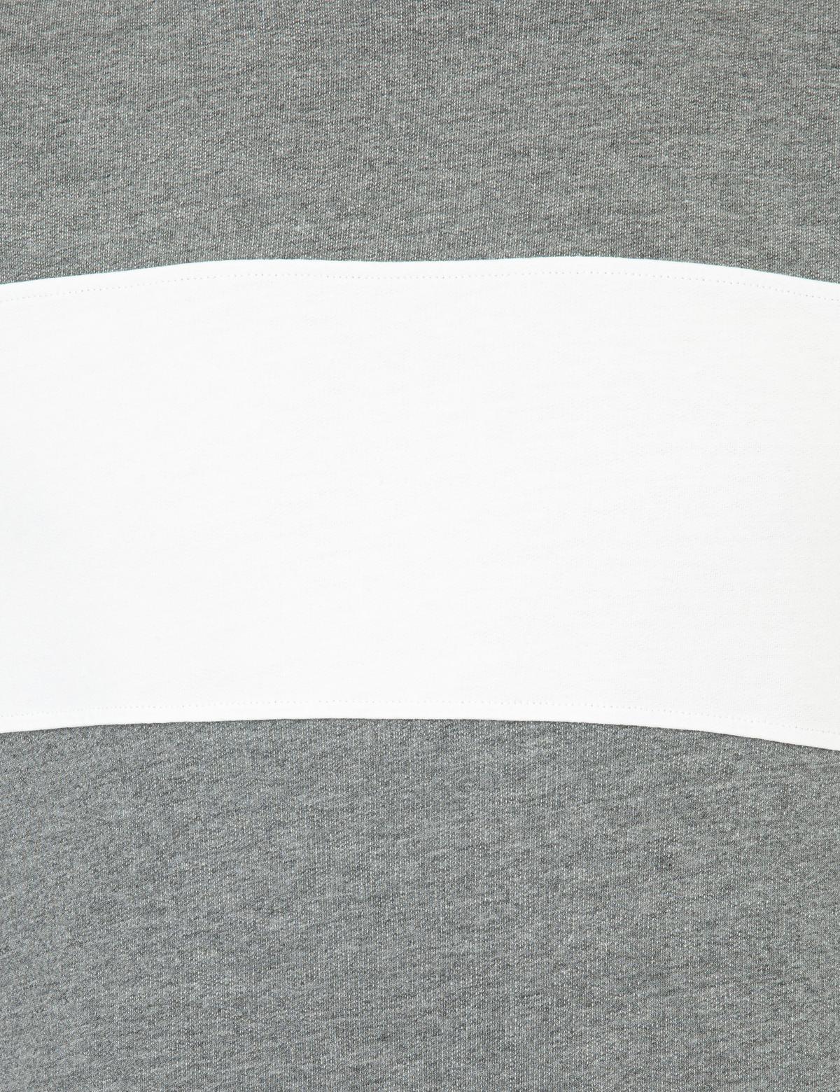 Gri Melanj Kapüşonlu Sweatshirt - 50240101025