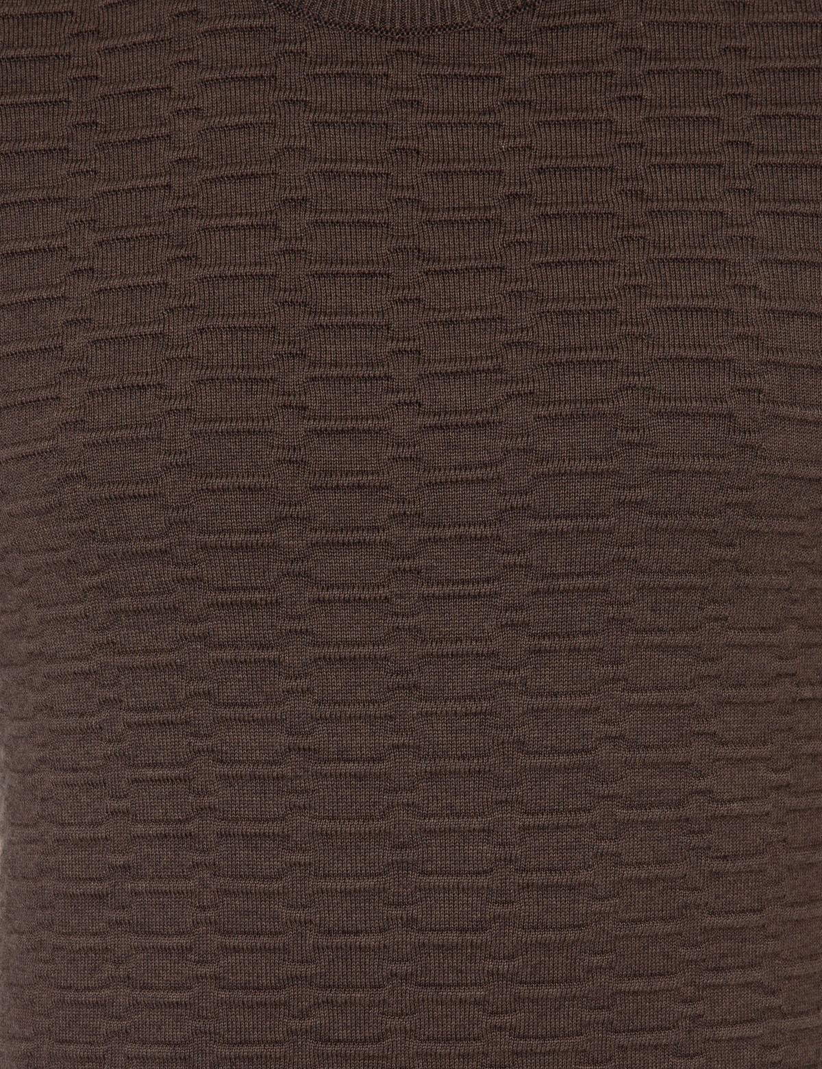 Açık Kahverengi Slim Fit Kazak - 50241425051