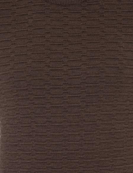 Açık Kahverengi Slim Fit Kazak - 50241425051