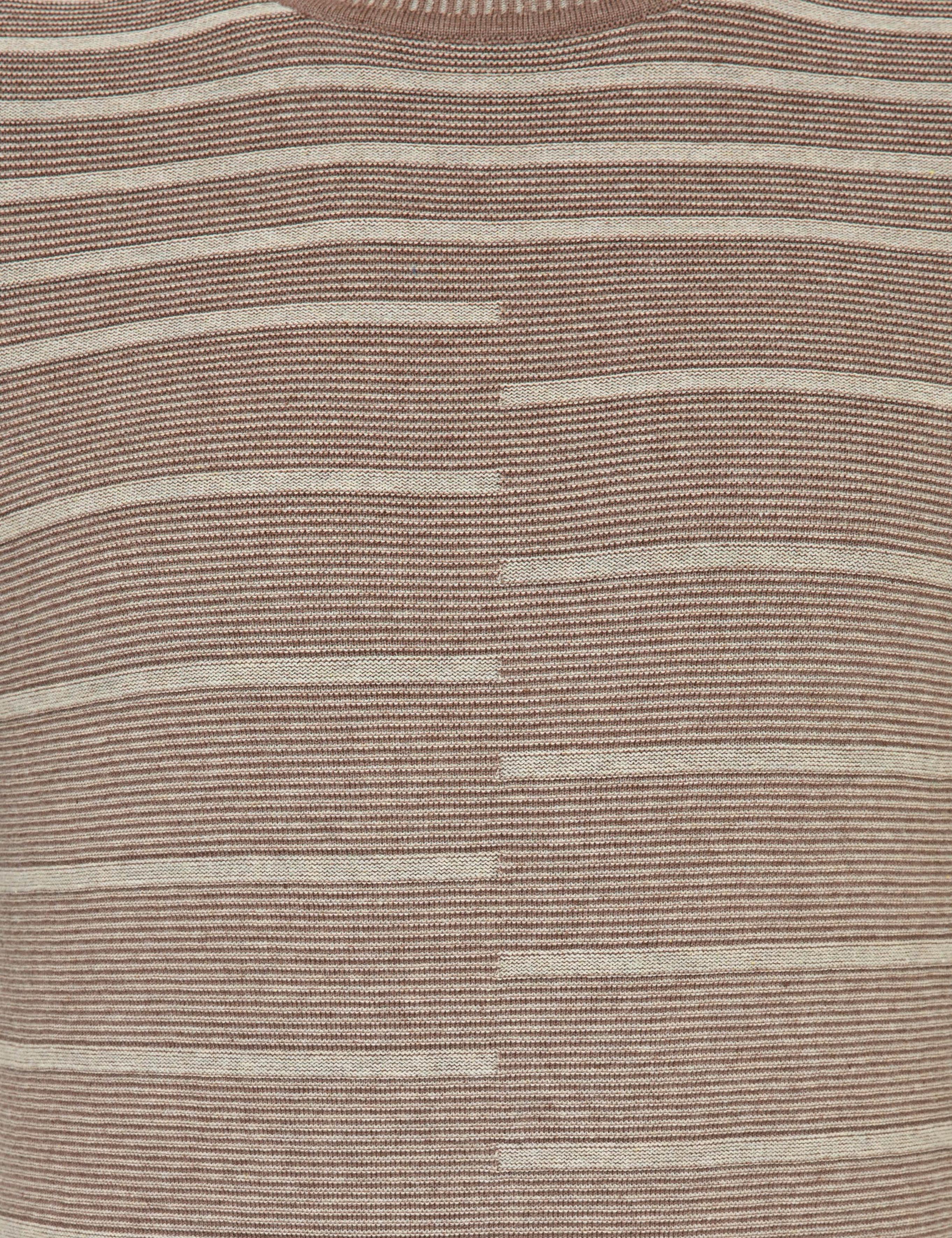 Vizon Melanj Slim Fit Bisiklet Yaka Triko Kazak