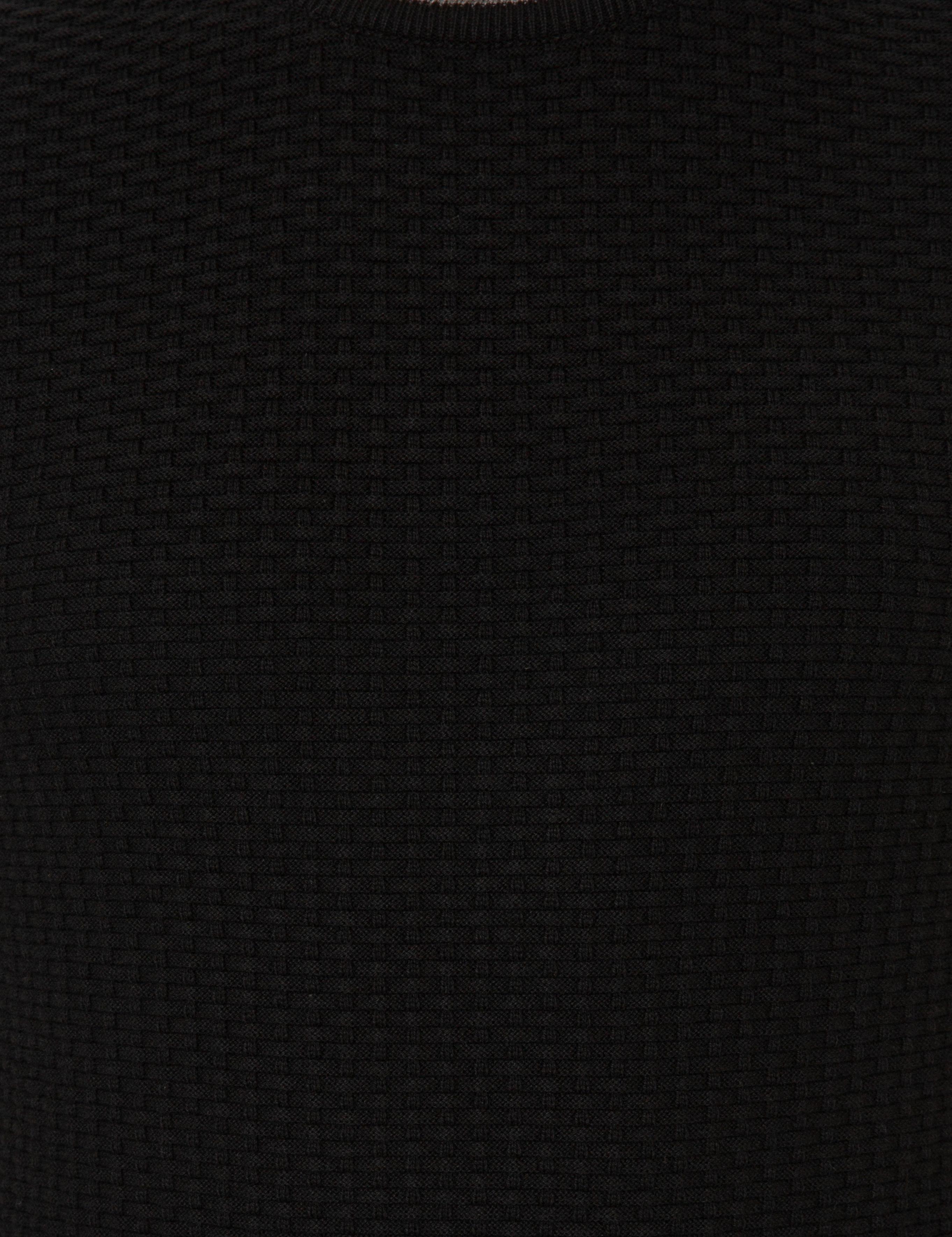 Siyah Slim Fit Kazak