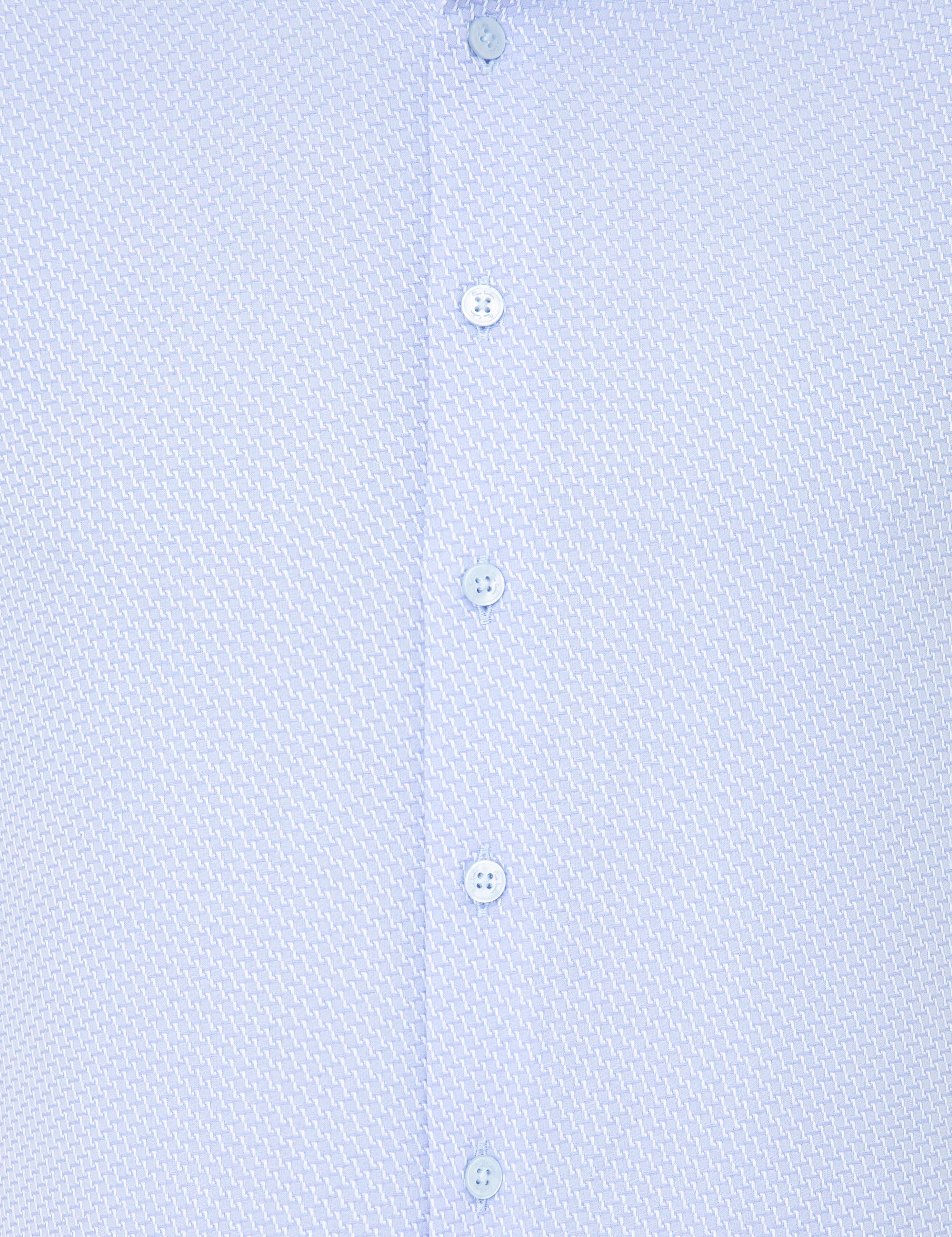 Mavi Slim Fit Armürlü Gömlek