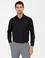 Siyah Slim Fit Armürlü Gömlek
