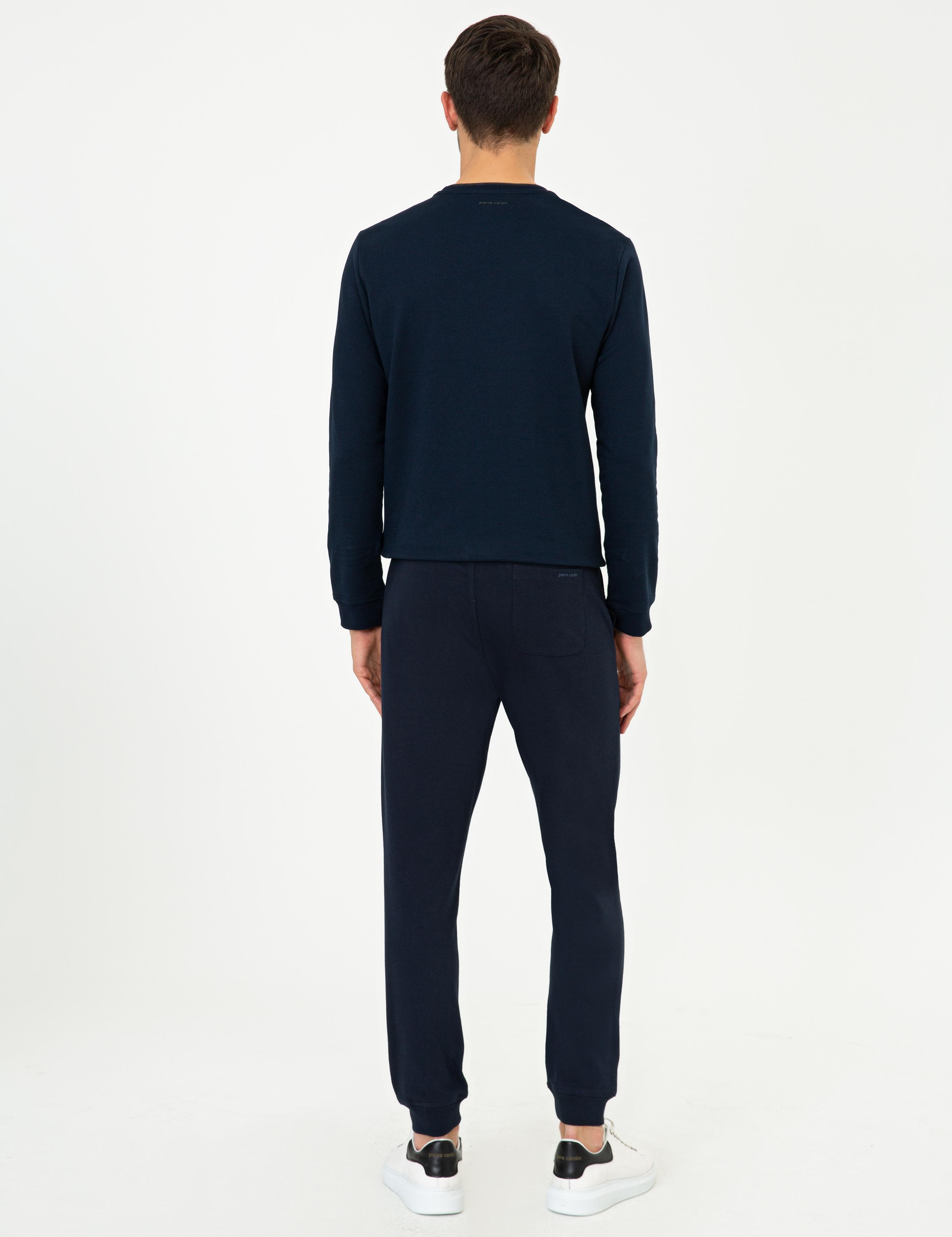 Lacivert Slim Fit Eşofman Altı