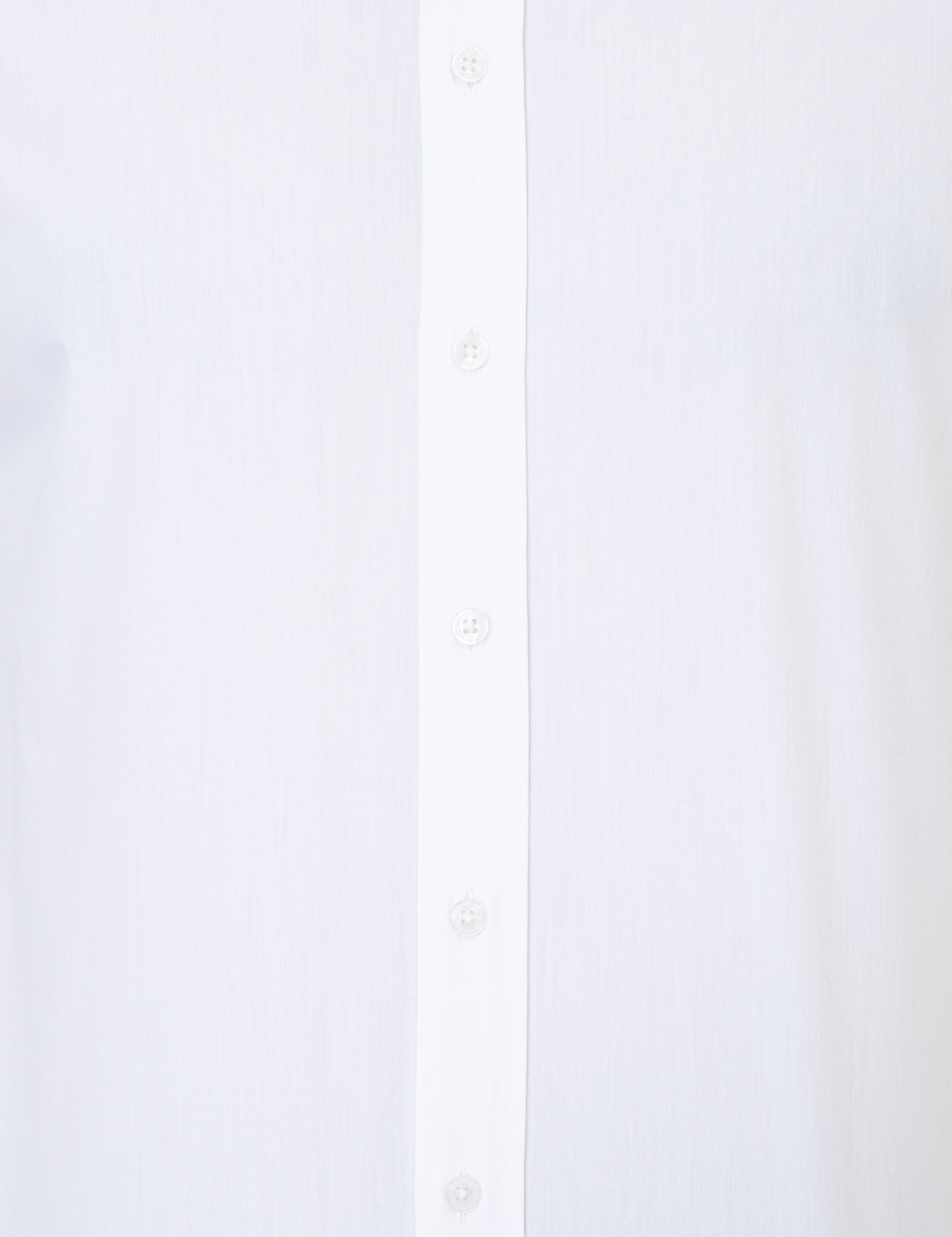 Beyaz Slim Fit Klasik Gömlek - Image 5