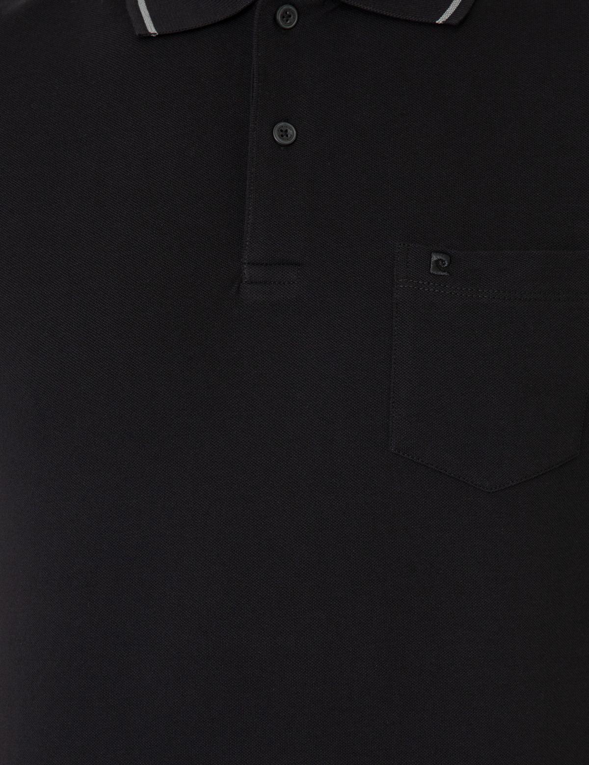 Siyah Regular Fit Polo Yaka Basic Tişört - 50252470017