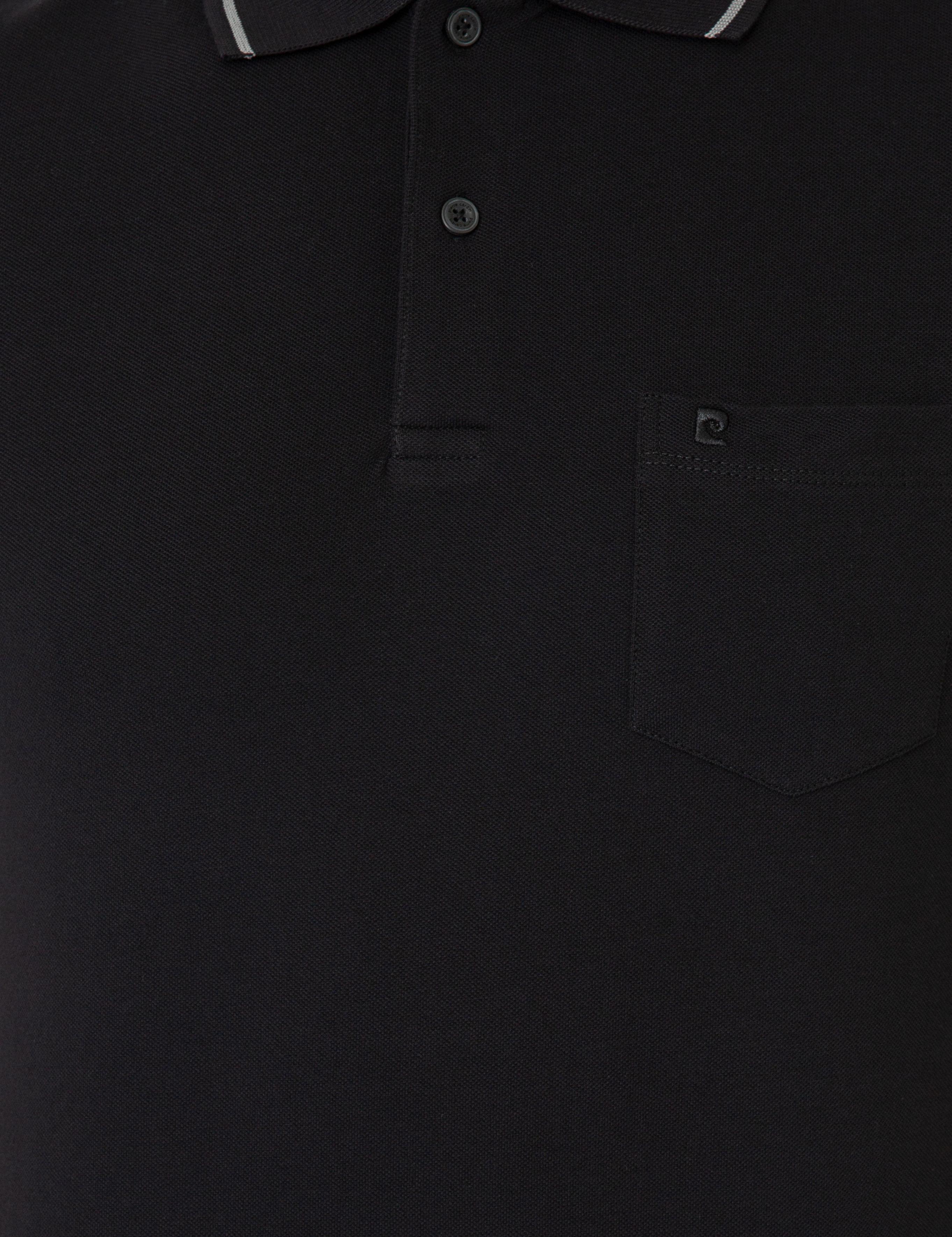 Siyah Regular Fit Polo Yaka Basic Tişört