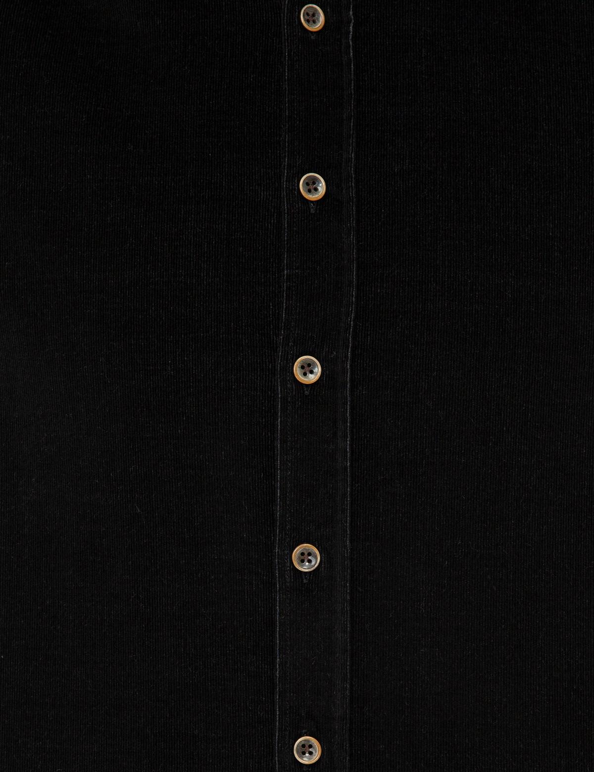 Siyah Regular Fit Uzun Kollu Gömlek - 50241505031