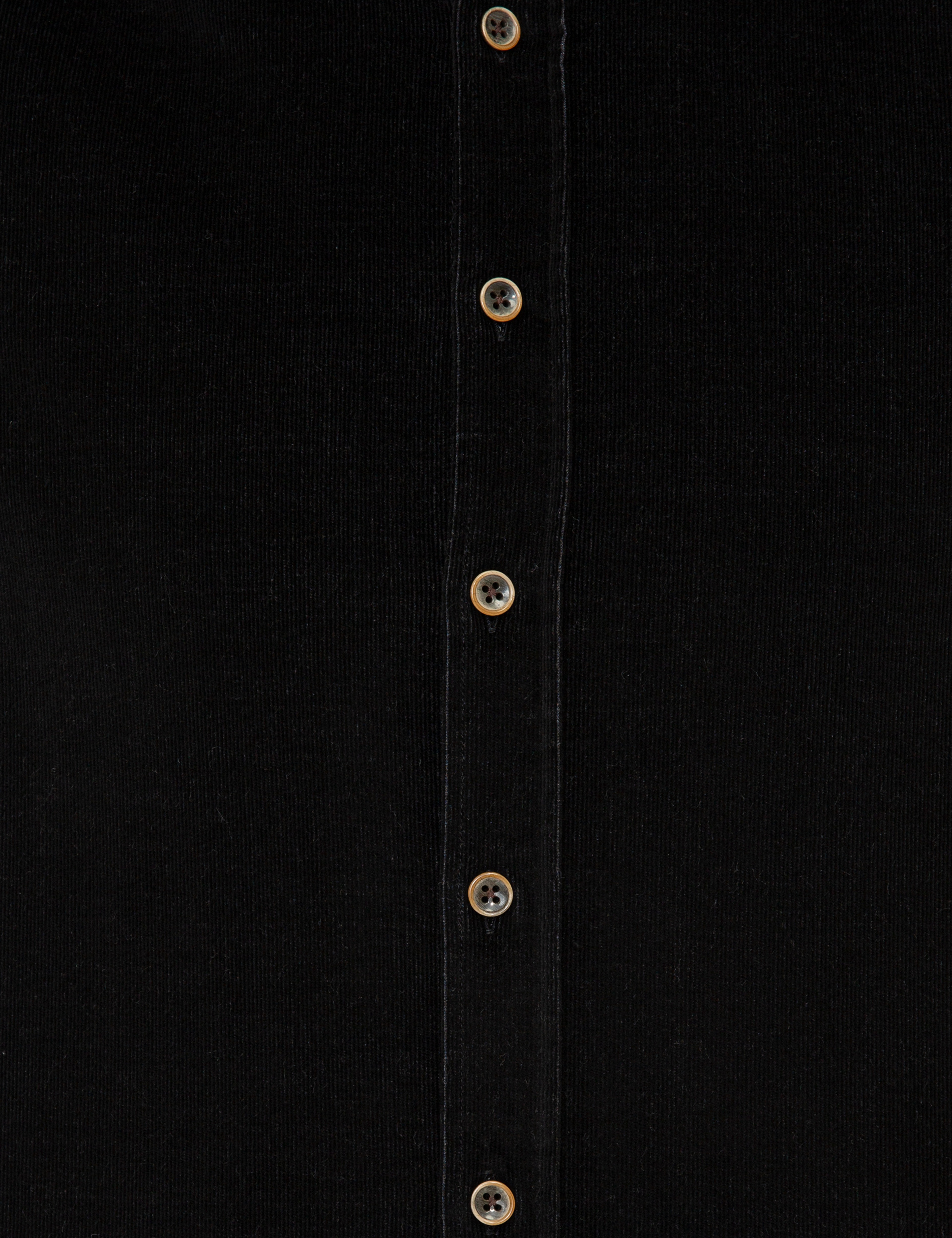 Siyah Regular Fit Uzun Kollu Gömlek - Image 6