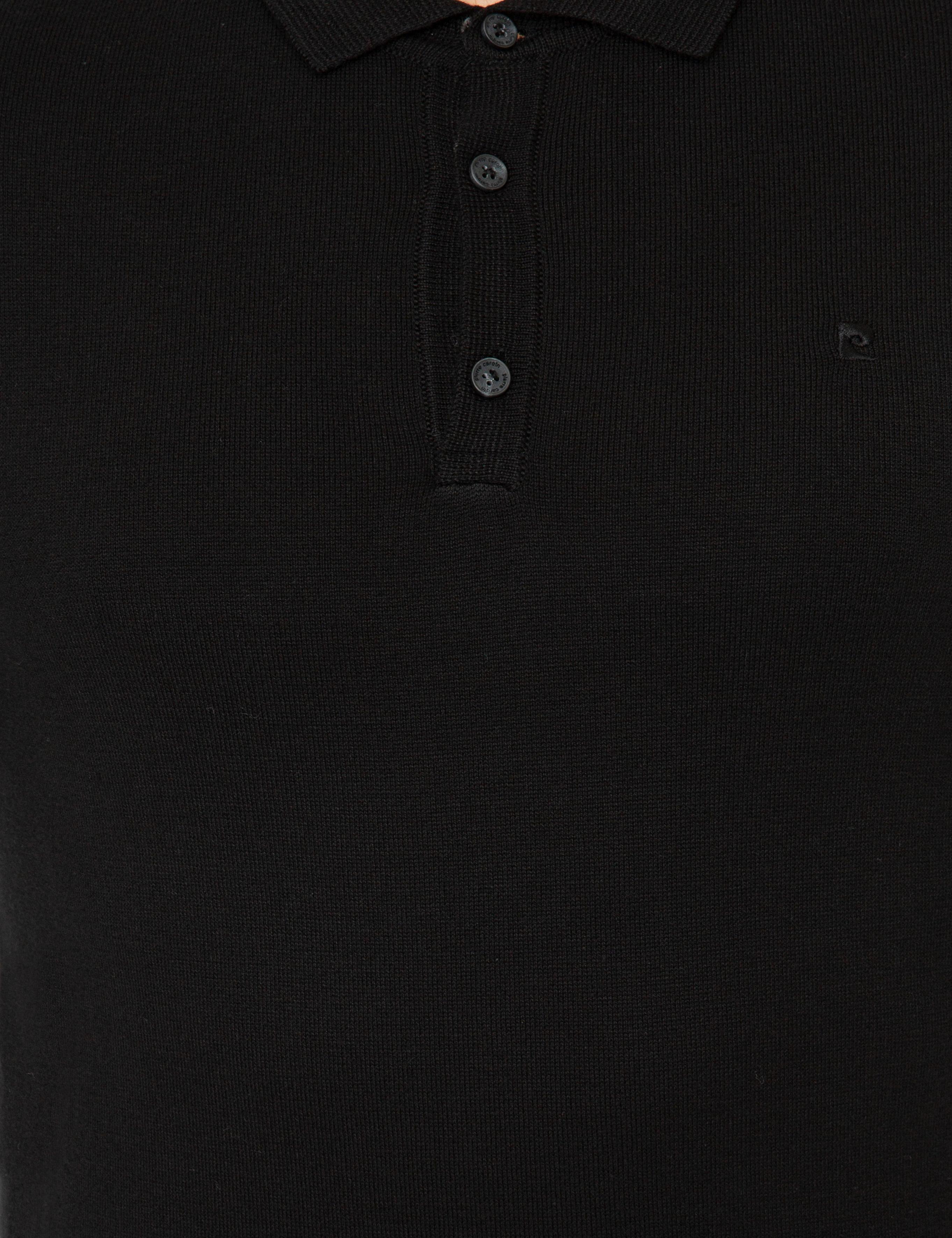 Siyah Slim Fit Basic Triko Kazak