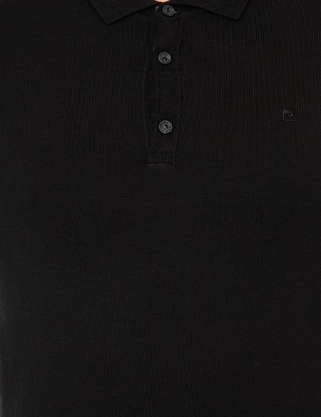 Siyah Slim Fit Basic Triko Kazak - 50248550003