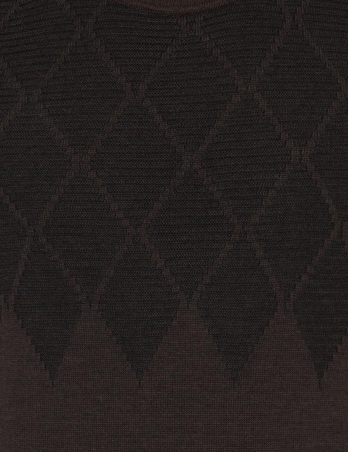 Açık Kahverengi Slim Fit Bisiklet Yaka Triko Kazak - 50241457028