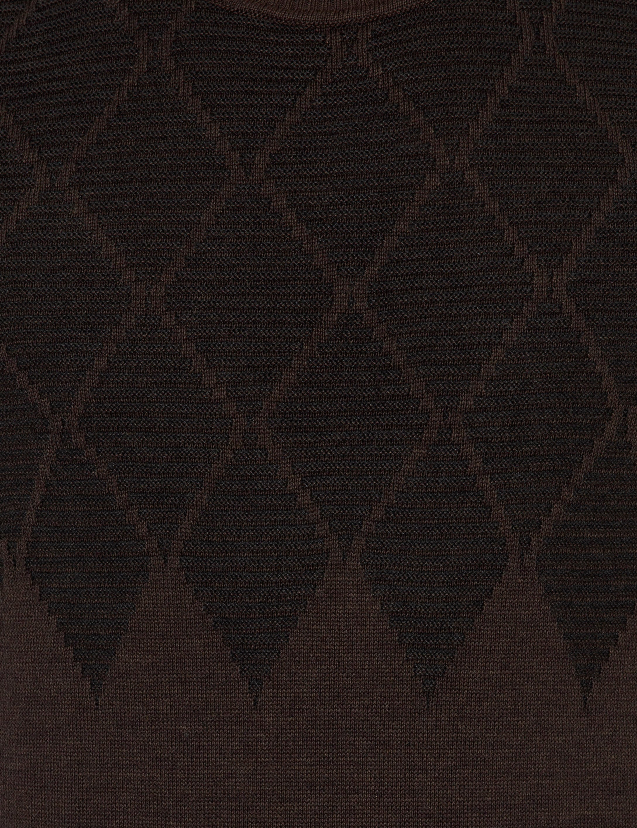 Açık Kahverengi Slim Fit Bisiklet Yaka Triko Kazak - Image 6