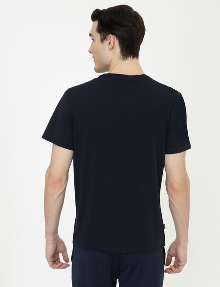 Lacivert Slim Fit Tişört - 50240518024