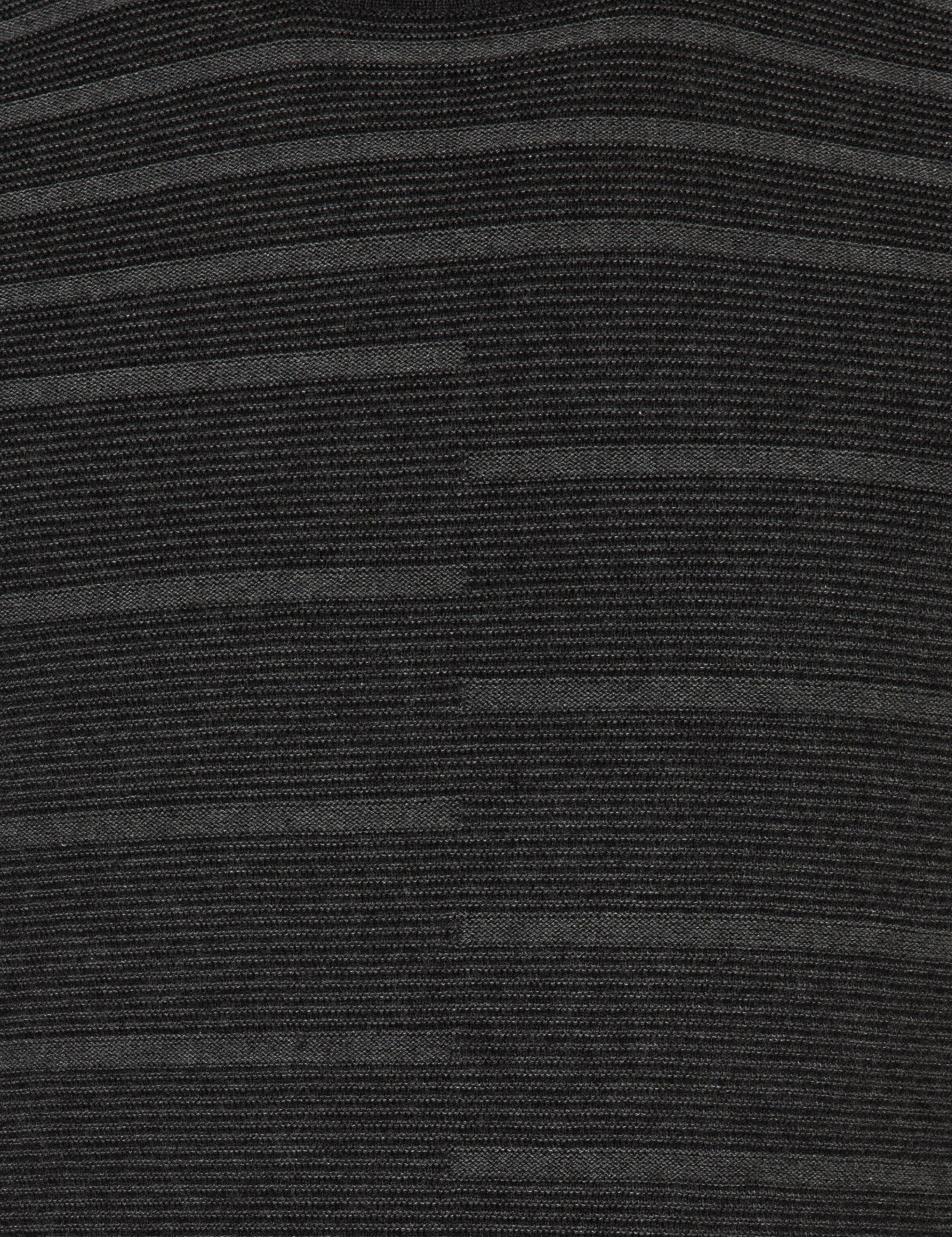 Antrasit Slim Fit Triko Kazak