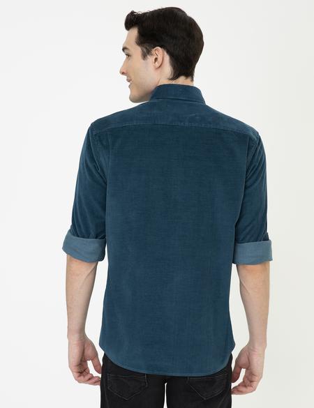 Petrol Regular Fit Uzun Kollu Gömlek - 50241505062