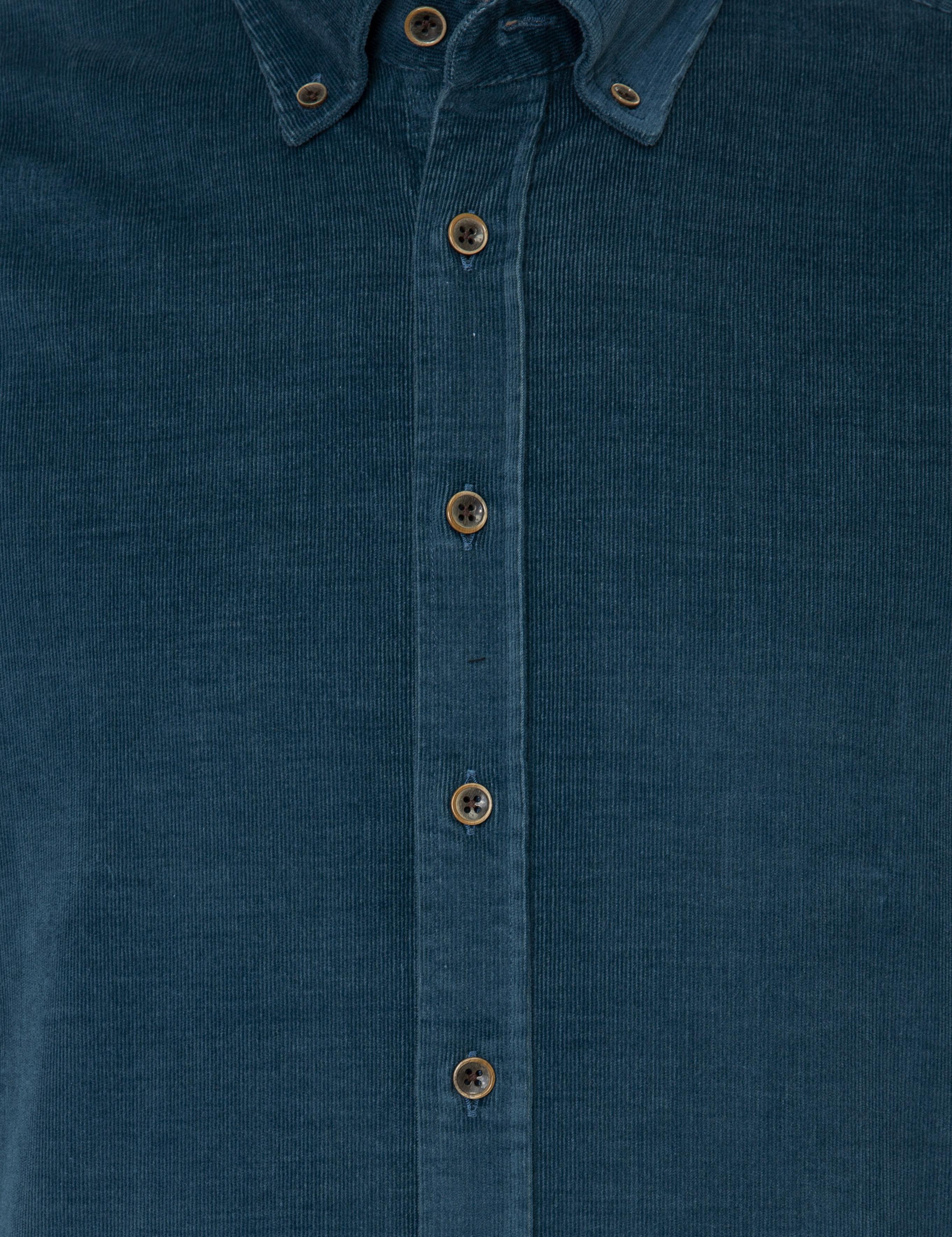 Petrol Regular Fit Uzun Kollu Gömlek