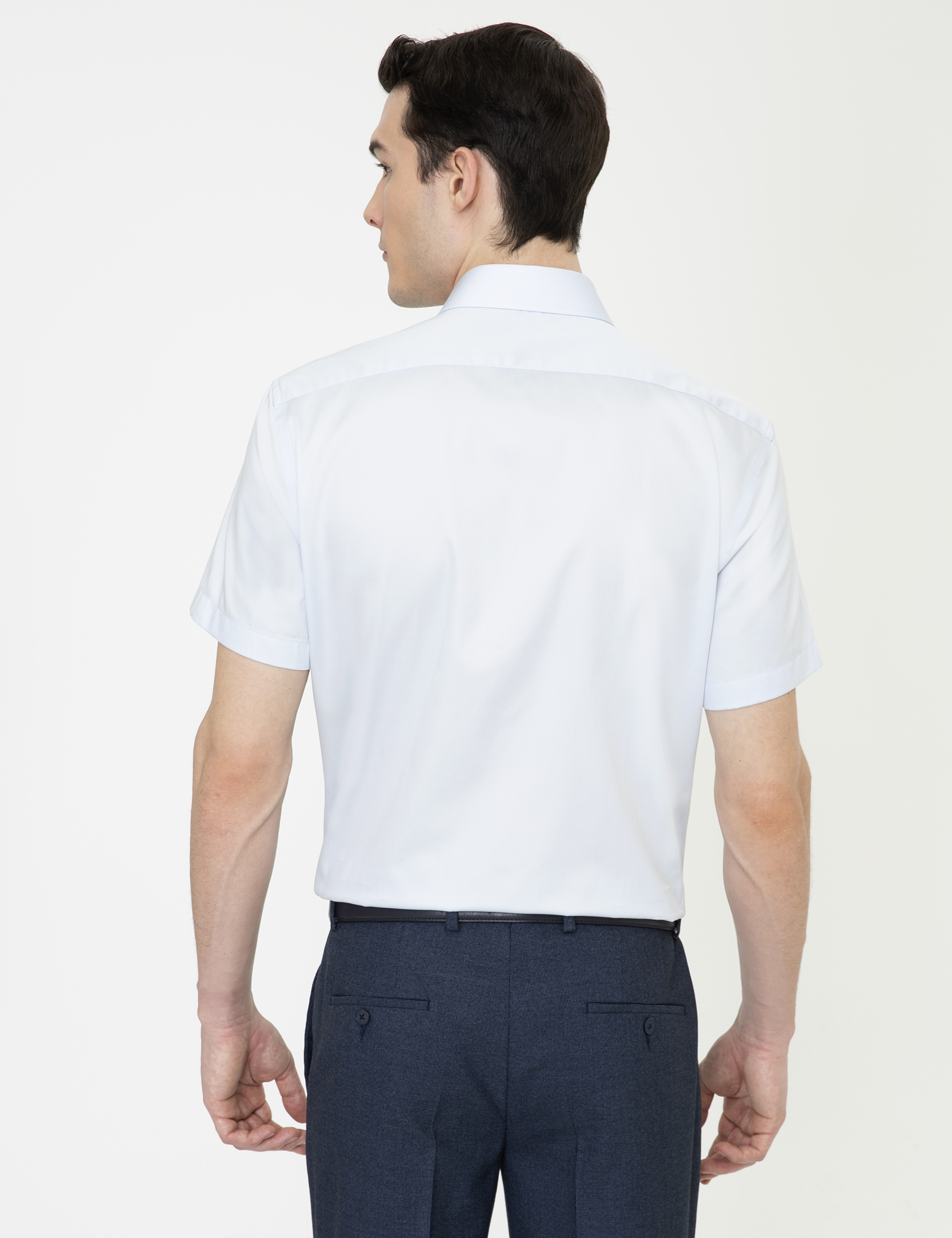 Açık Mavi Regular Fit Kısa Kollu Gömlek