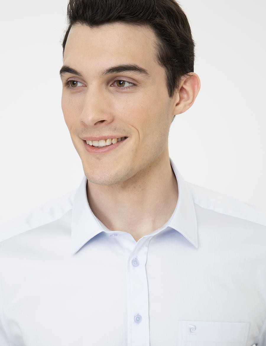 Açık Mavi Regular Fit Kısa Kollu Gömlek