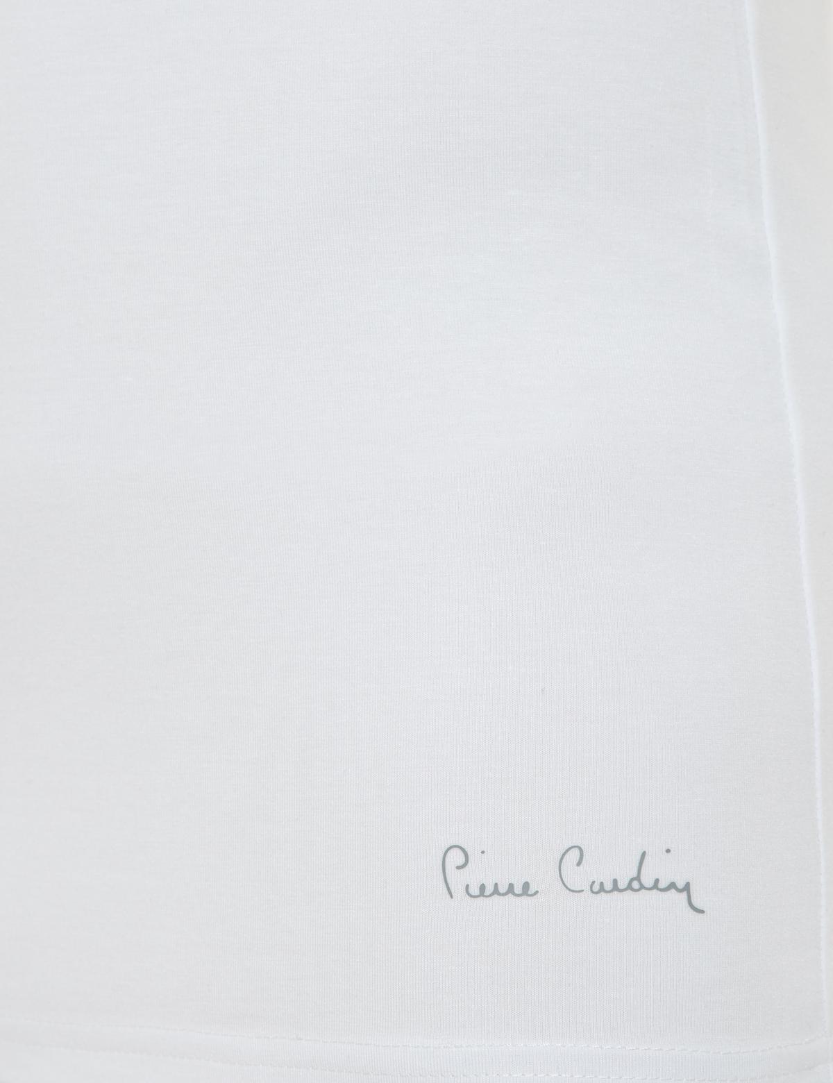 Beyaz Pamuk Modal Karışımlı 2'li Atlet - 50257012004