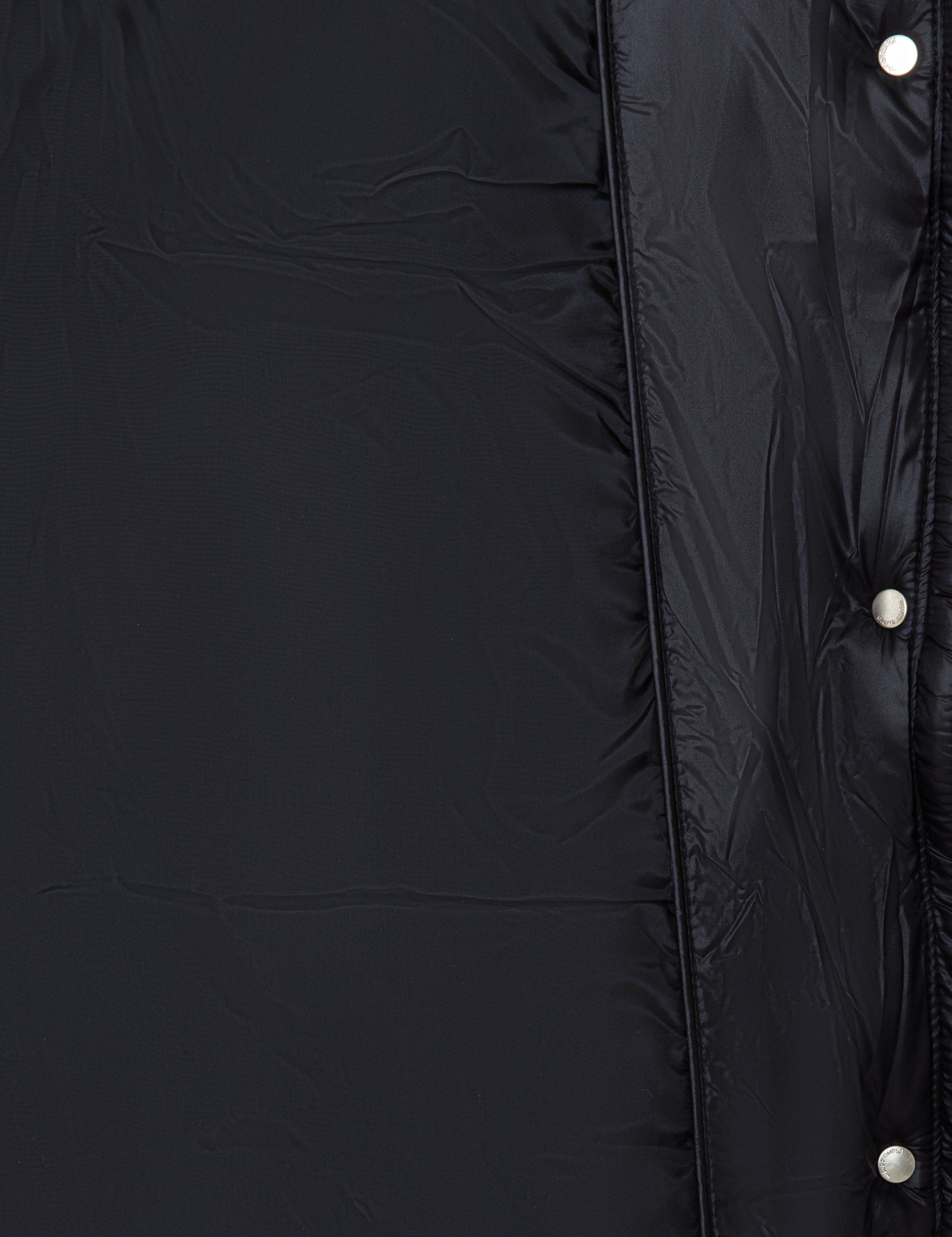 Siyah Standart Fit Kaz Tüyü Mont