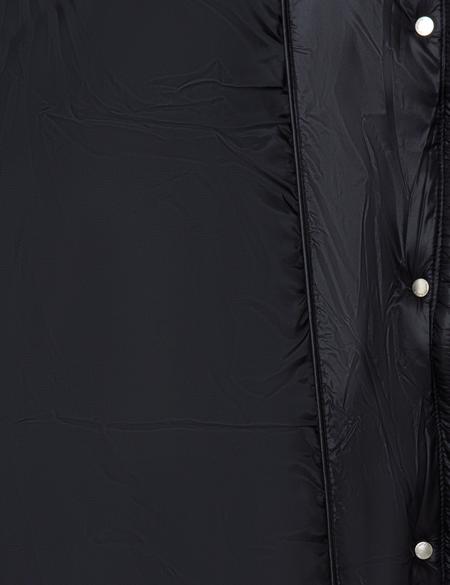 Siyah Standart Fit Kaz Tüyü Mont - 50243984008