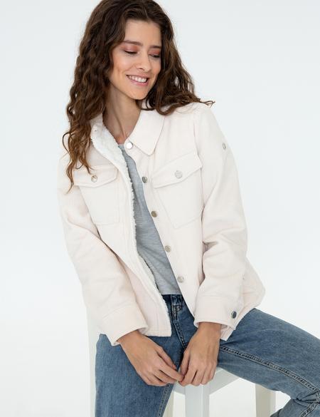 Ekru Kaşe Kaban - 50245035004