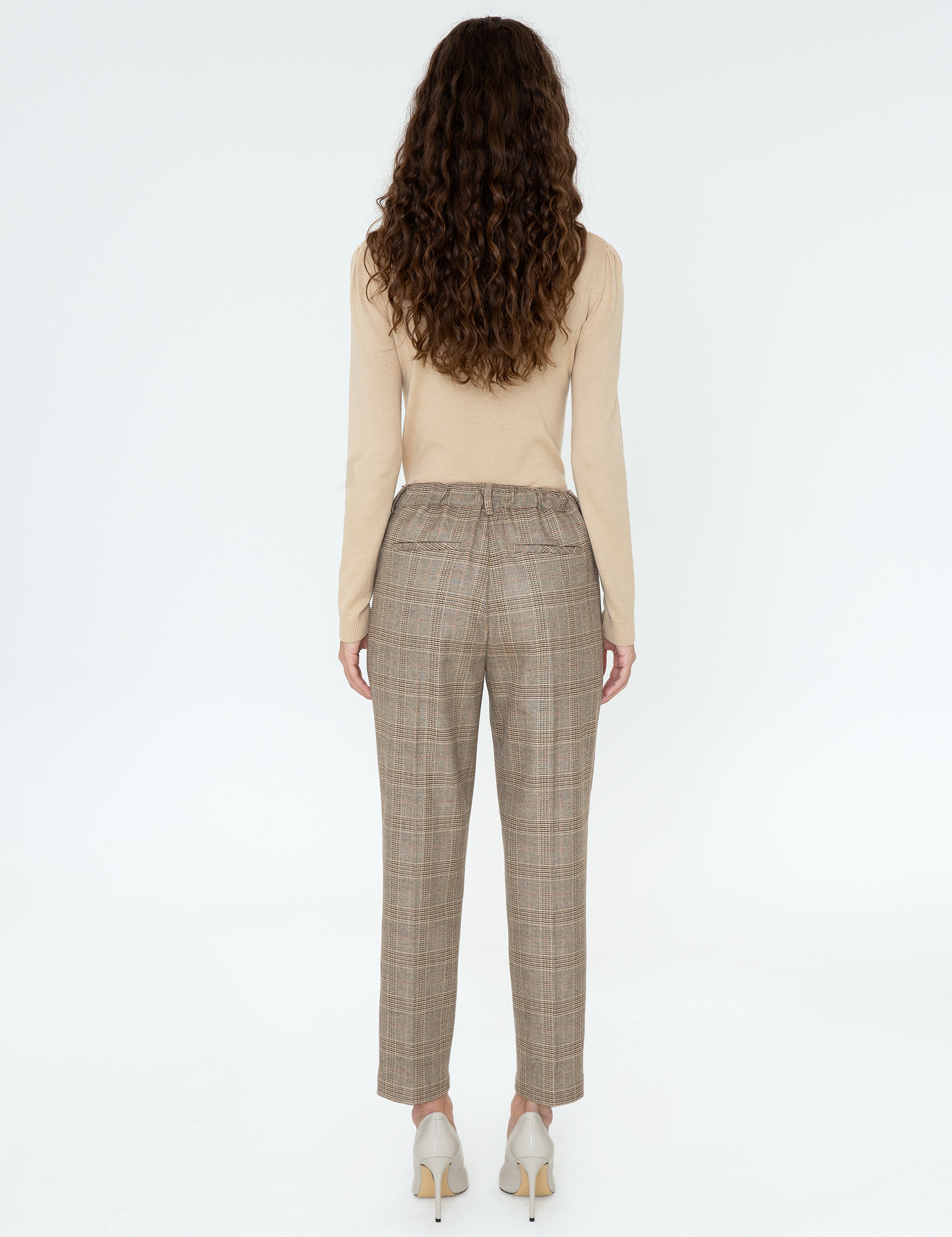 Camel Slim Fit Kumaş Pantolon - Image 4