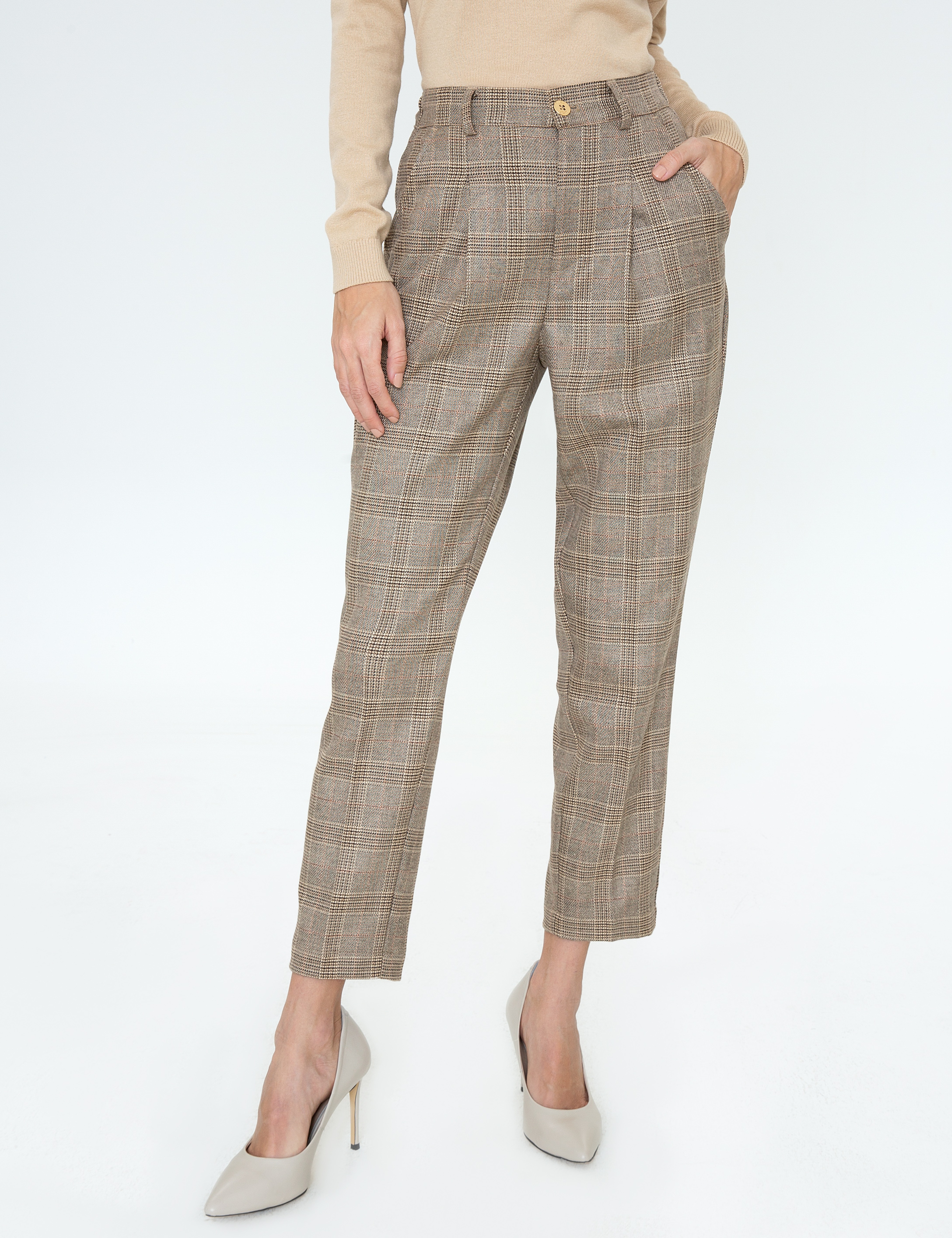 Camel Slim Fit Kumaş Pantolon