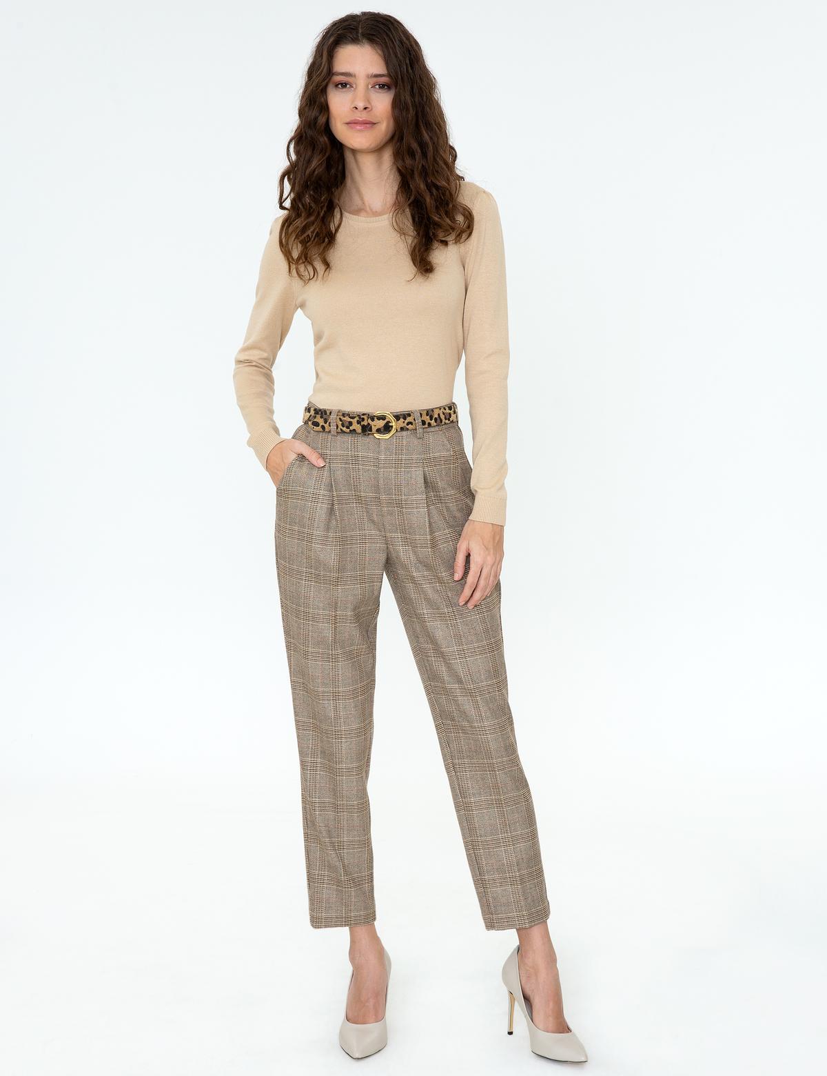 Camel Slim Fit Kumaş Pantolon