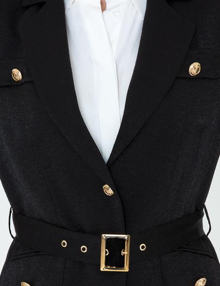 Siyah Standart Fit Ceket - 50244971003