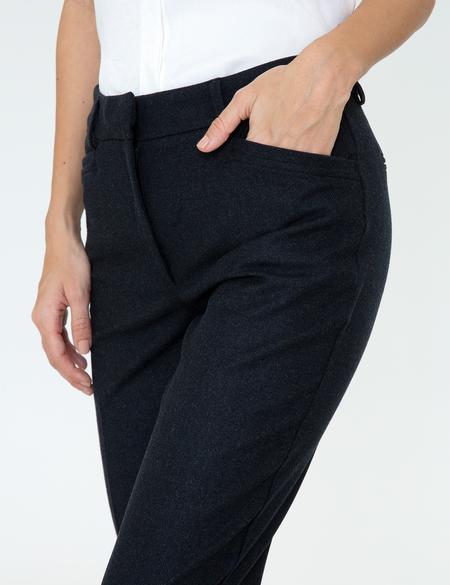 Siyah Havuç Fit Kumaş Pantolon - 50244978014