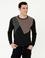 Gri Melanj Slim Fit Triko Kazak