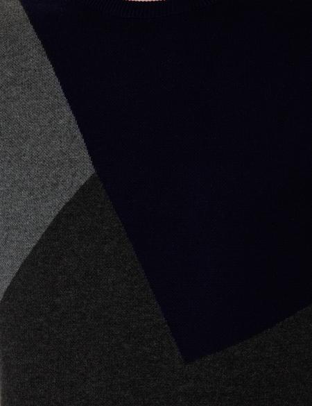 Lacivert Slim Fit Triko Kazak - 50248621006