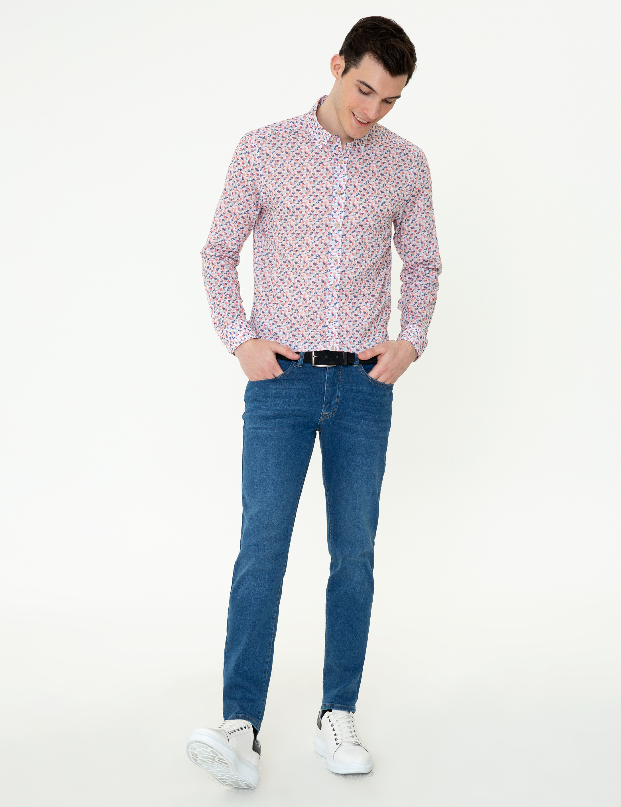 Gül Kurusu Regular Fit Uzun Kollu Gömlek - Image 5