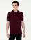 Bordo Regular Fit Polo Yaka Basic Tişört