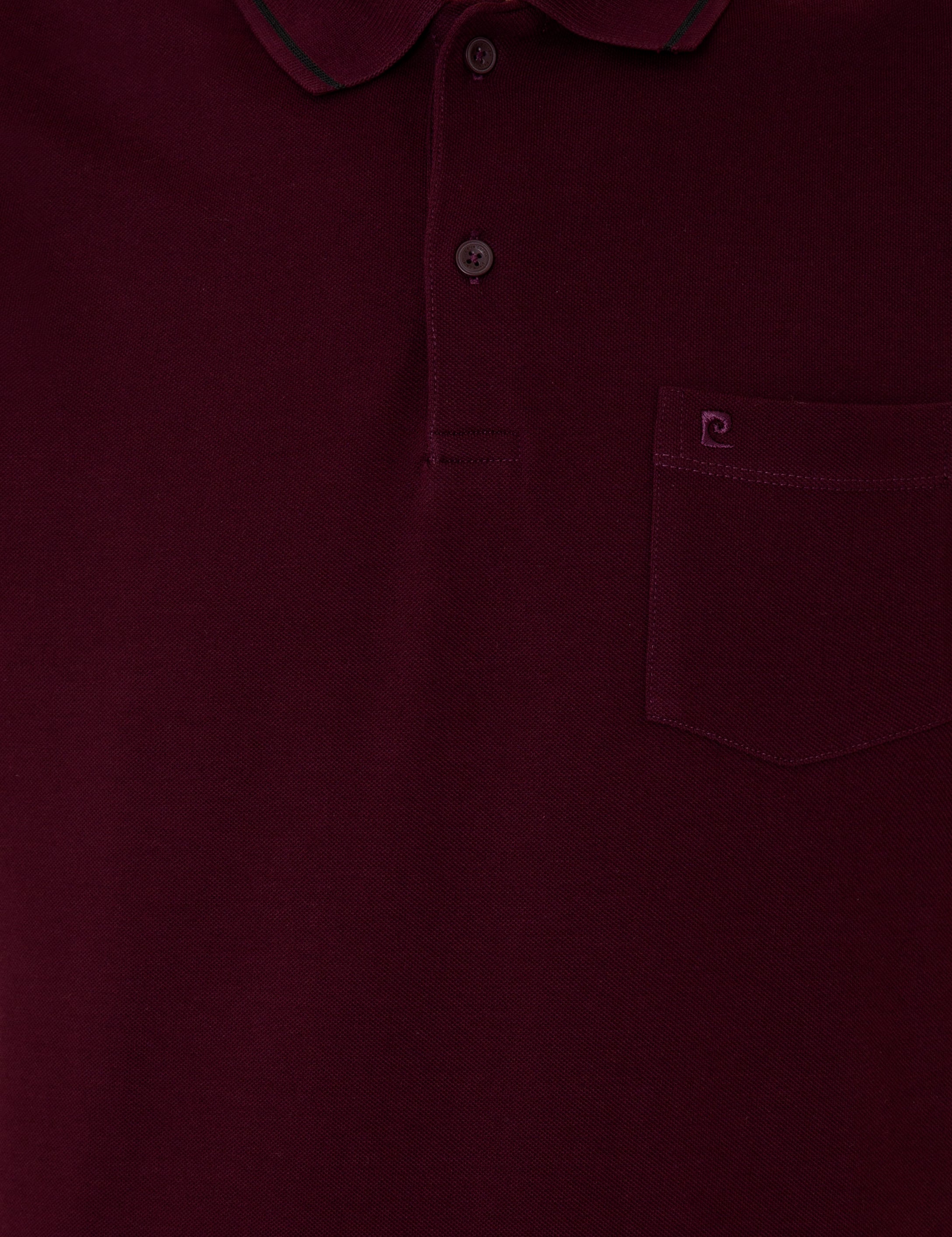 Bordo Regular Fit Polo Yaka Basic Tişört