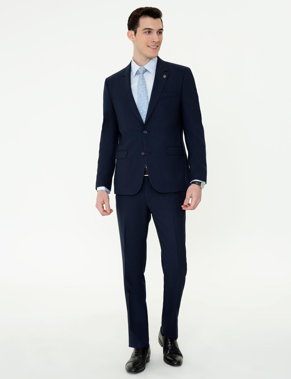 Lacivert Slim Fit Takım Elbise - 50254268044