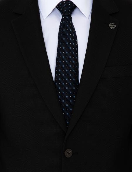 Siyah Slim Fit Takım Elbise - 50254268092