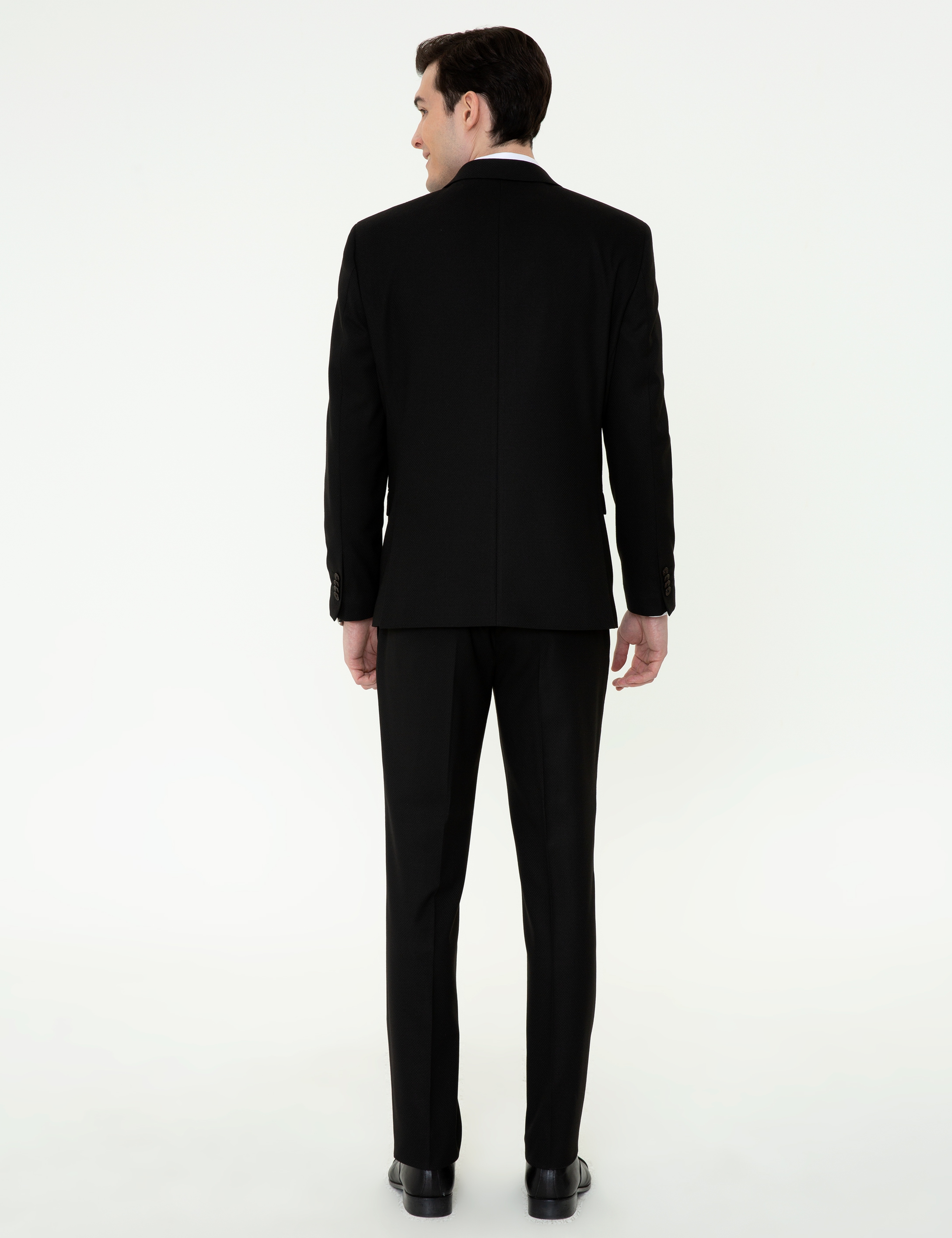Siyah Slim Fit Takım Elbise