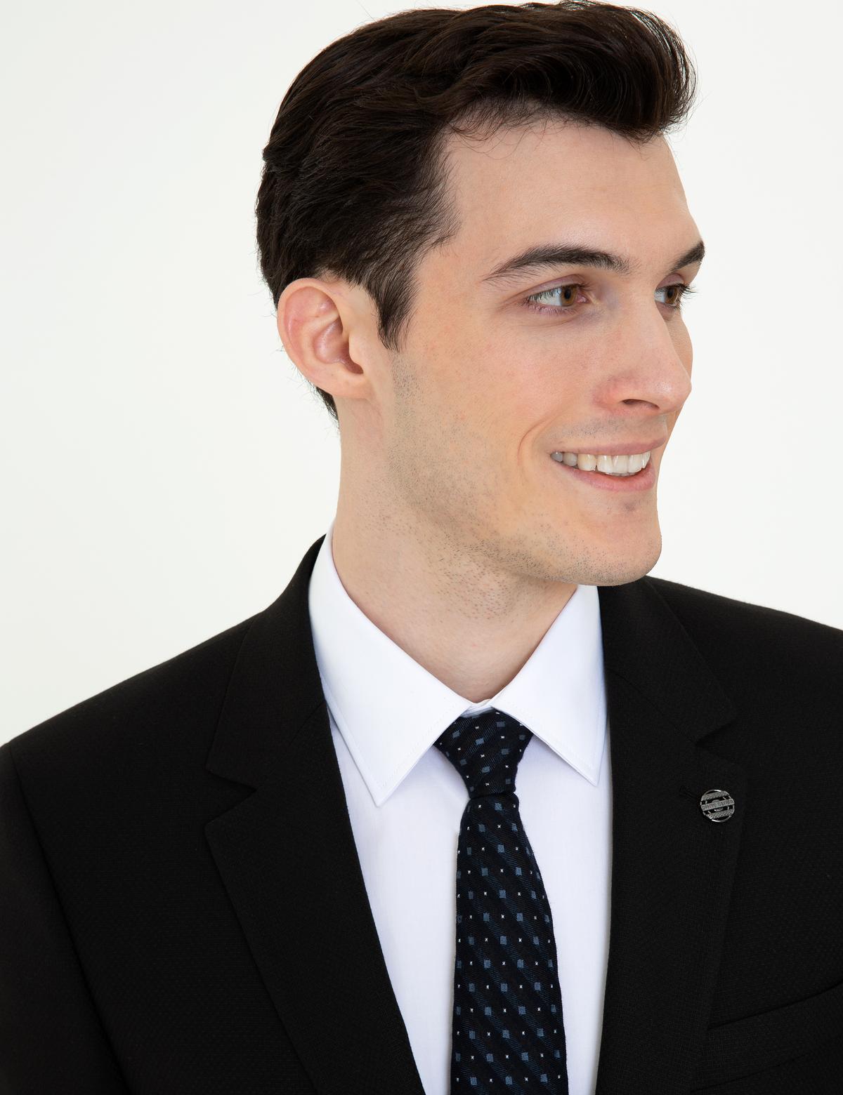 Siyah Slim Fit Takım Elbise - 50254268092